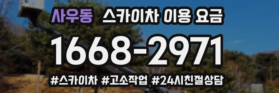 사우동 스카이차 이용 요금