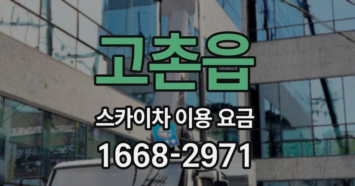 고촌읍 스카이차 이용 요금