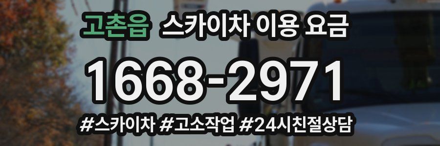 고촌읍 스카이차 이용 요금