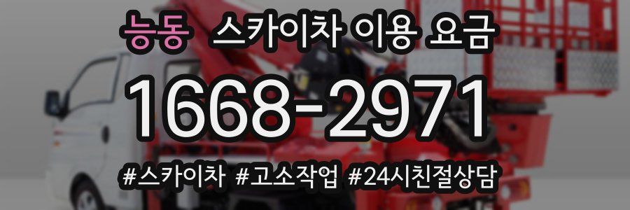 능동 스카이차 이용 요금
