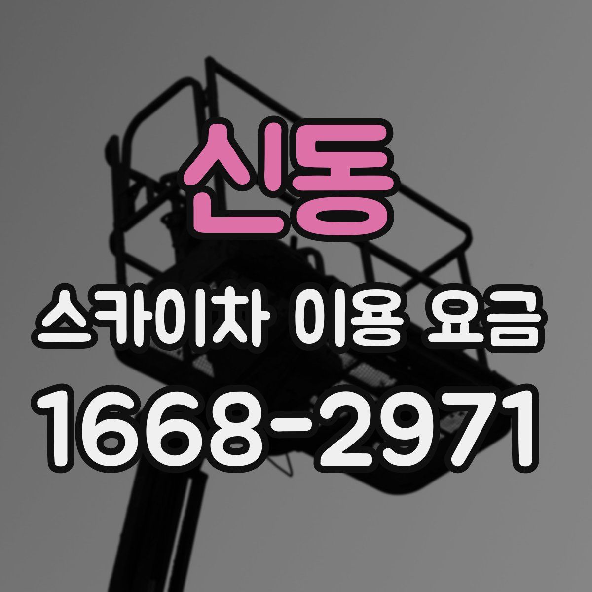 신동 스카이차 이용 요금