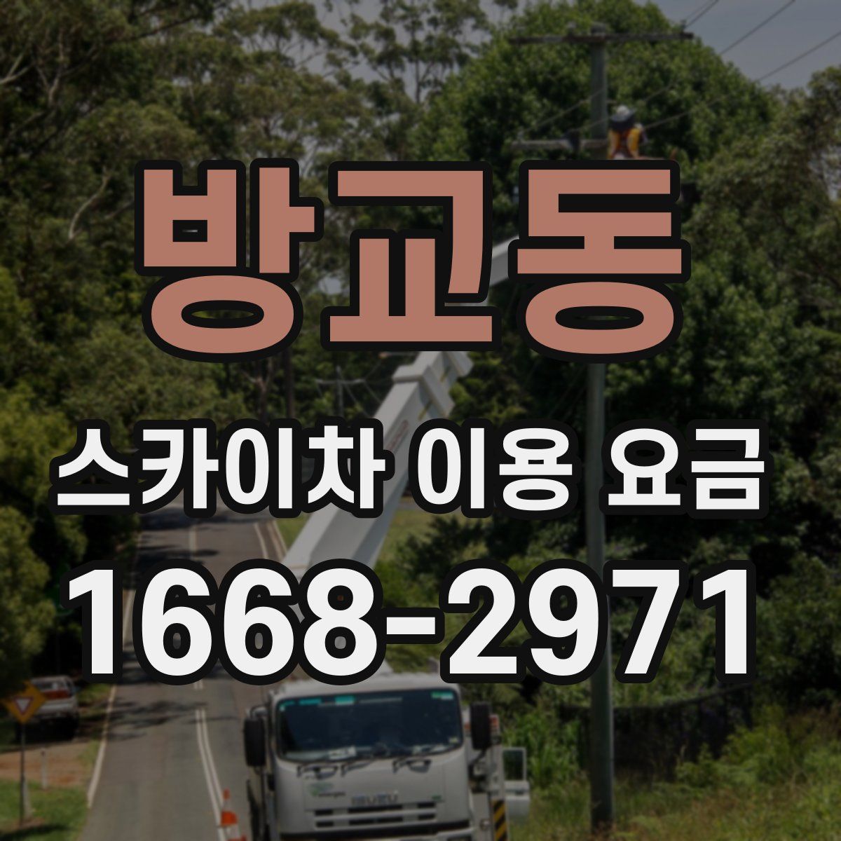 방교동 스카이차 이용 요금