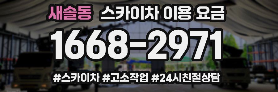 새솔동 스카이차 이용 요금