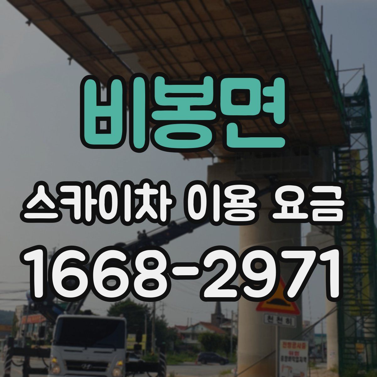 비봉면 스카이차 이용 요금