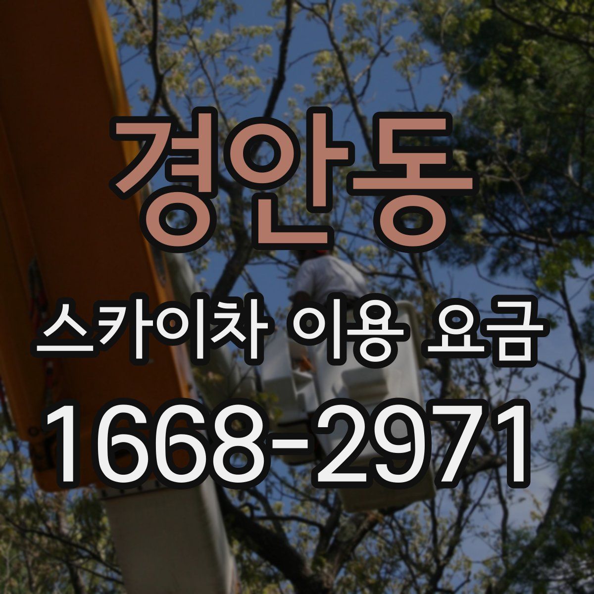 경안동 스카이차 이용 요금
