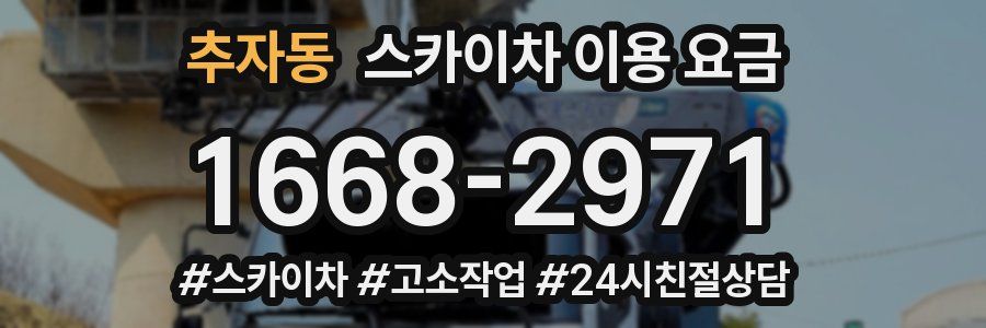 추자동 스카이차 이용 요금