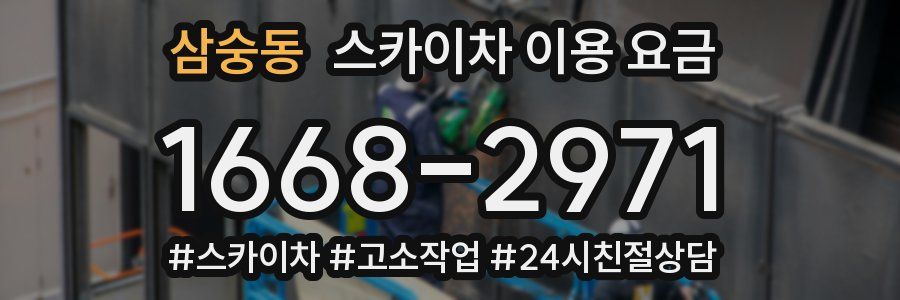 삼숭동 스카이차 이용 요금