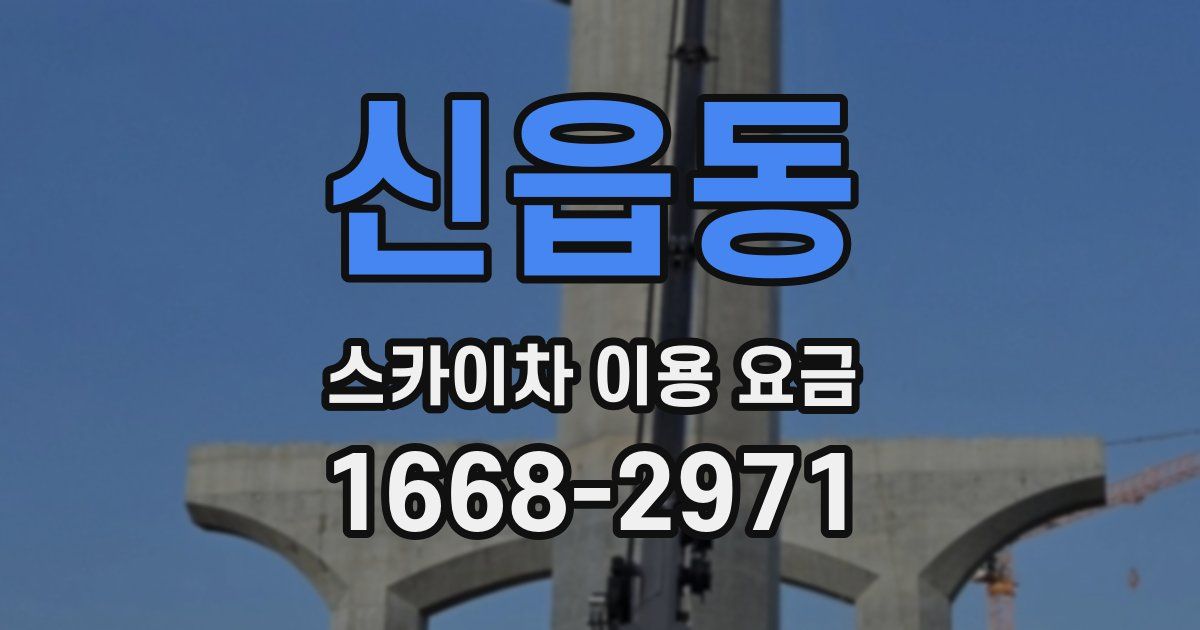 신읍동 스카이차 이용 요금