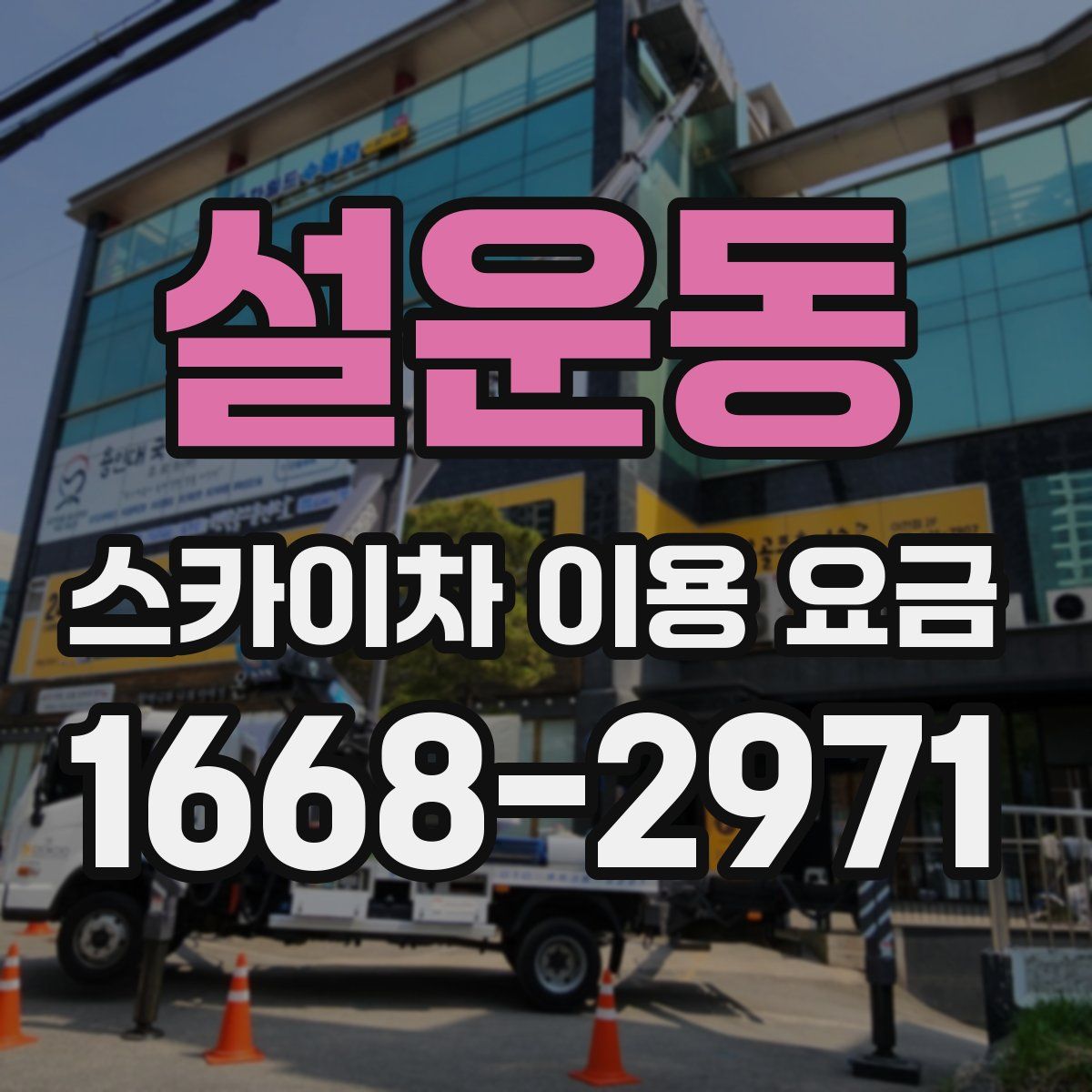 설운동 스카이차 이용 요금