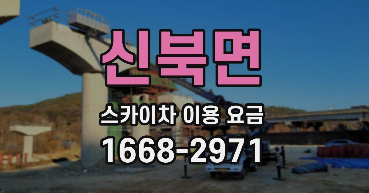신북면 스카이차 이용 요금