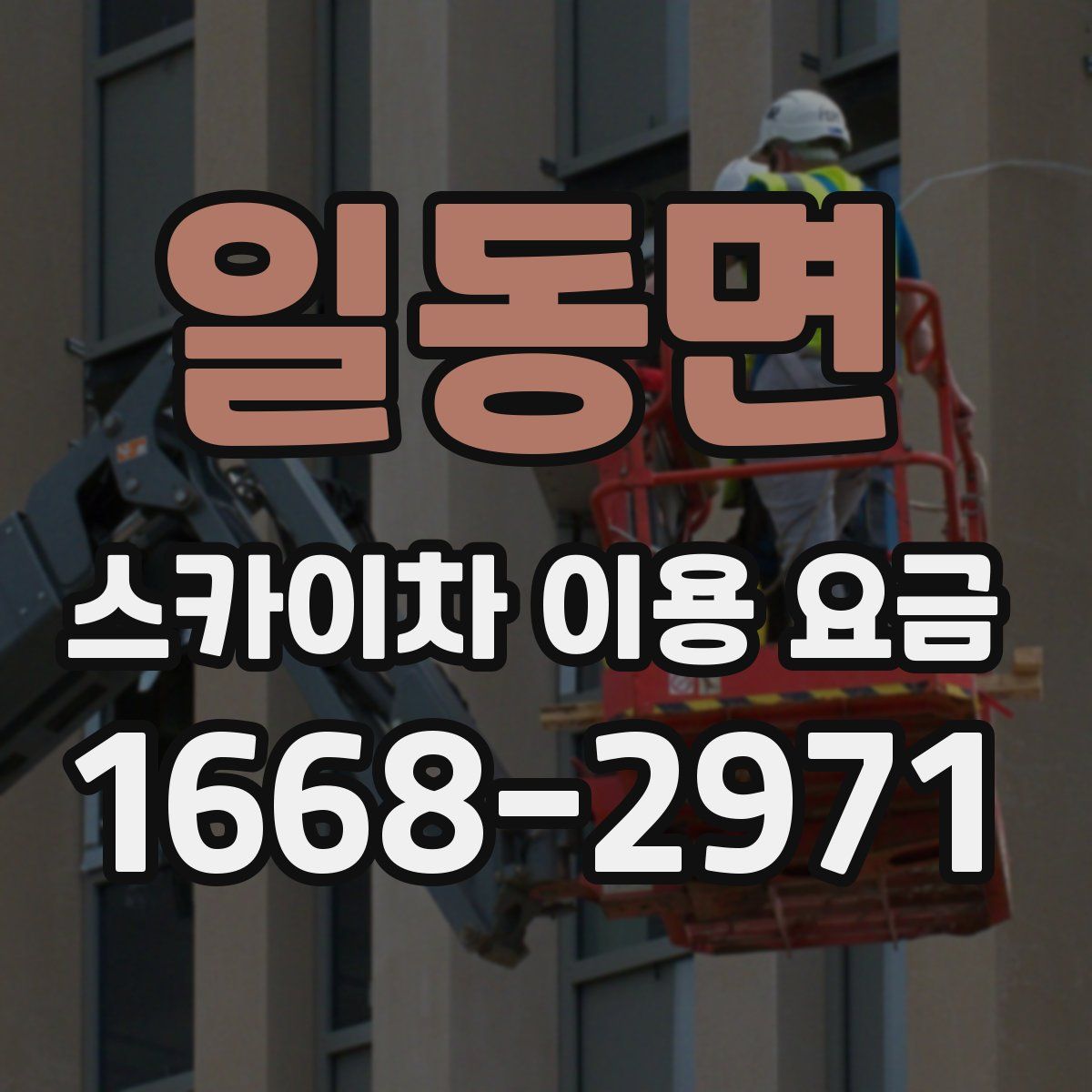 일동면 스카이차 이용 요금