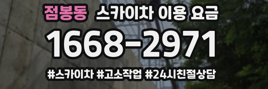 점봉동 스카이차 이용 요금