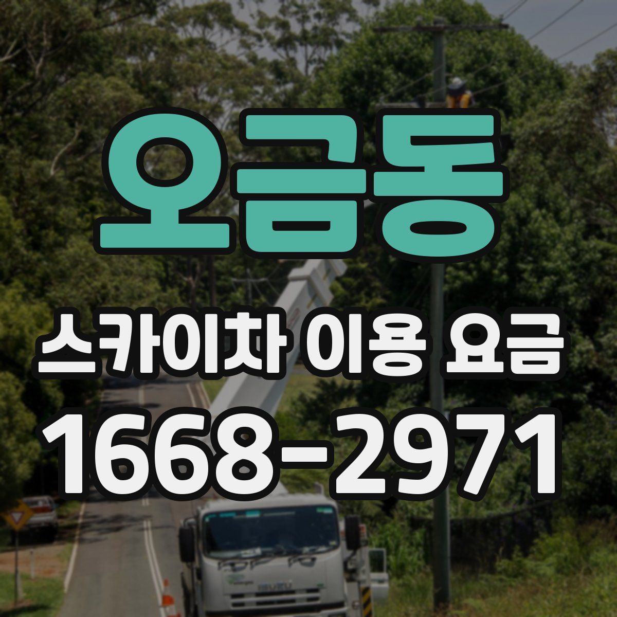 오금동 스카이차 이용 요금