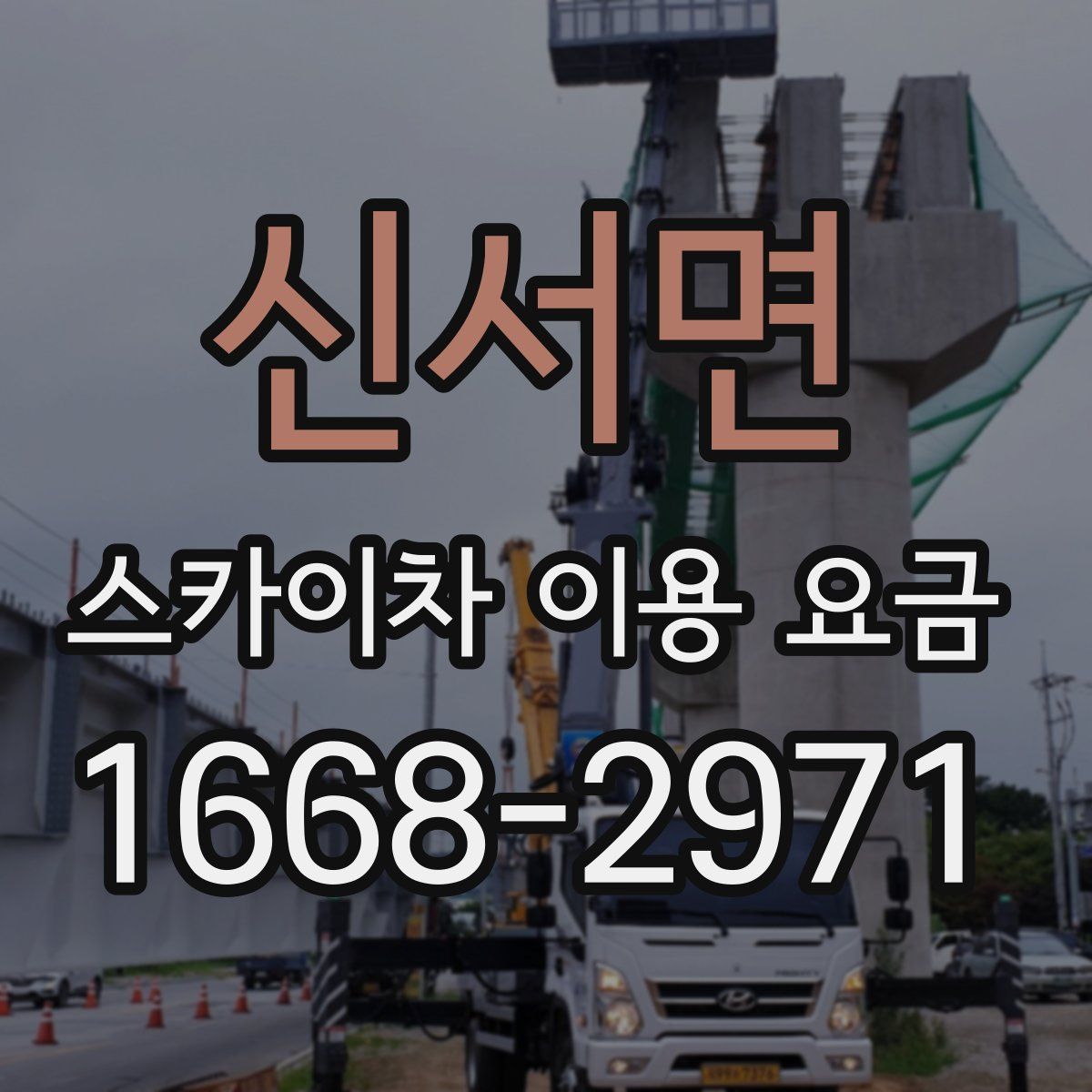 신서면 스카이차 이용 요금
