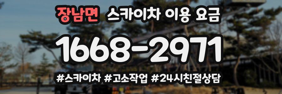 장남면 스카이차 이용 요금