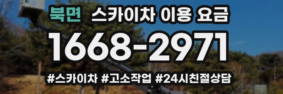 북면 스카이차 이용 요금