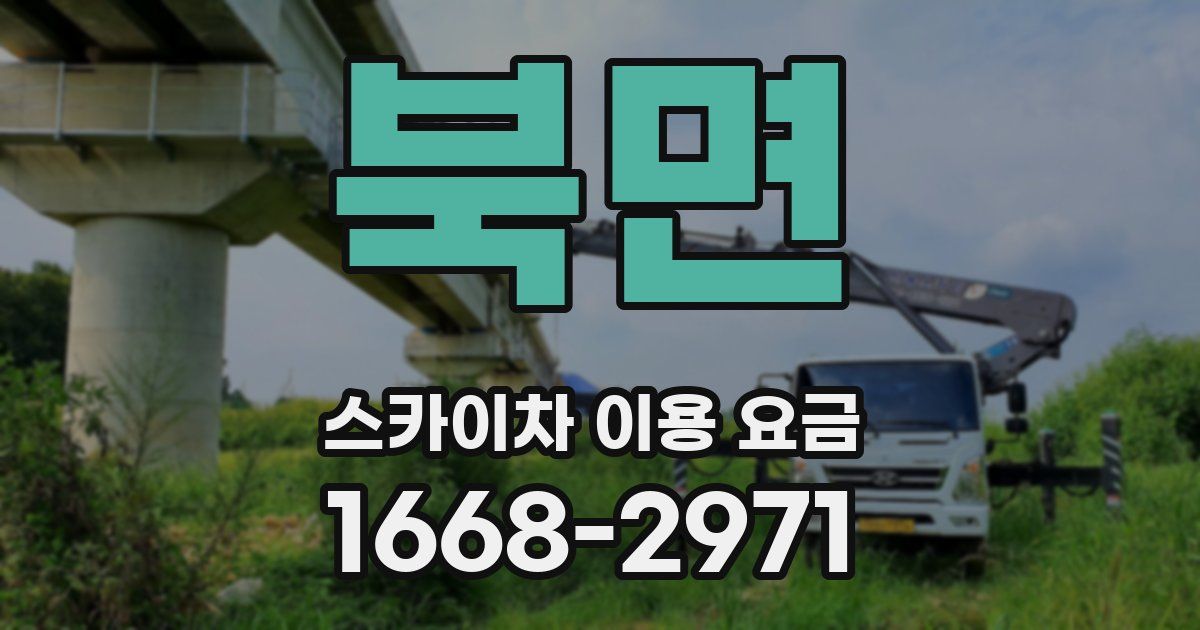 북면 스카이차 이용 요금