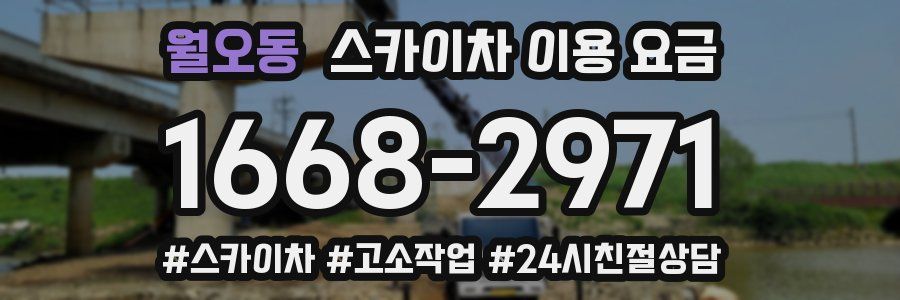 월오동 스카이차 이용 요금