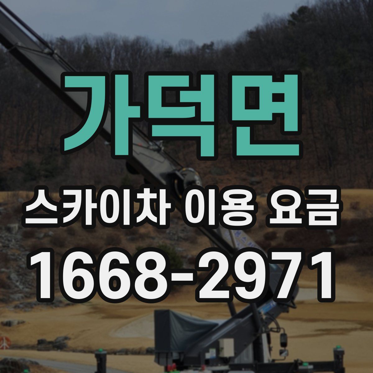 가덕면 스카이차 이용 요금