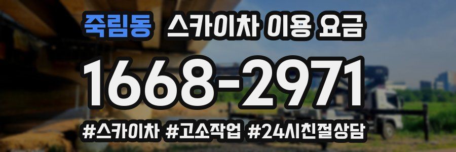 죽림동 스카이차 이용 요금