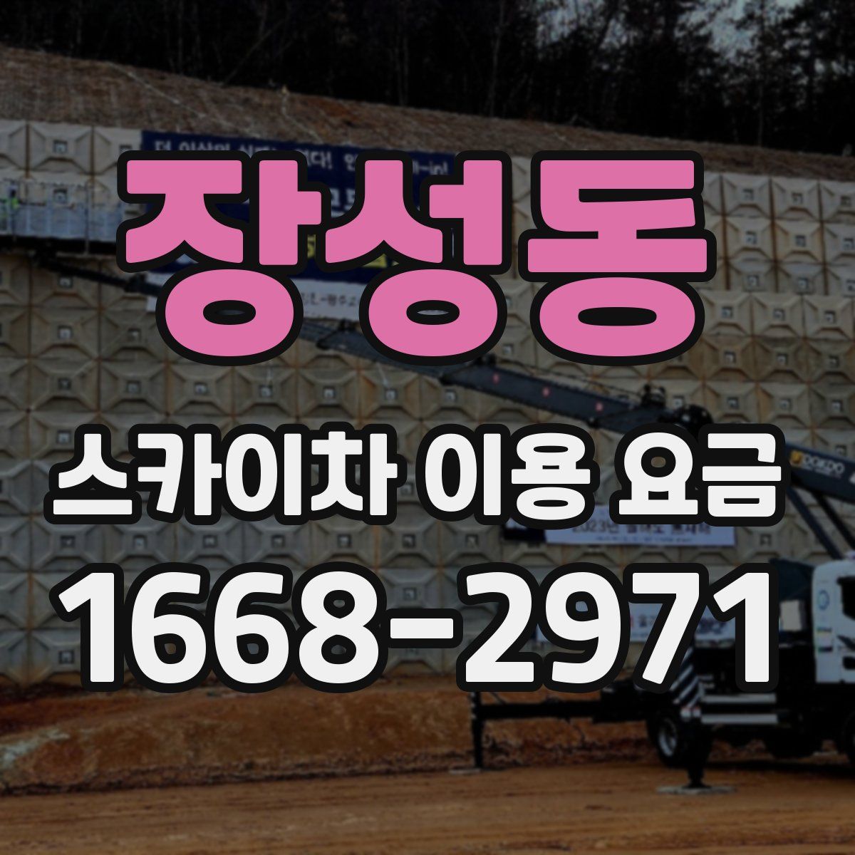 장성동 스카이차 이용 요금