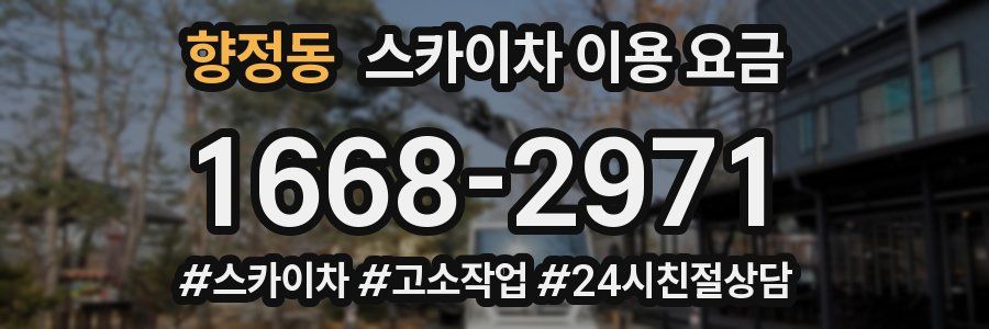 향정동 스카이차 이용 요금