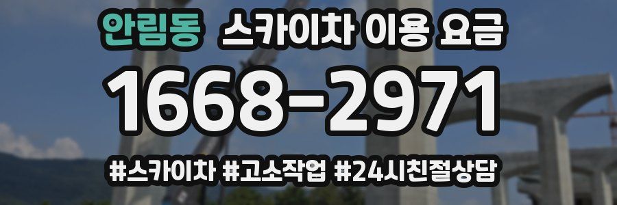 안림동 스카이차 이용 요금