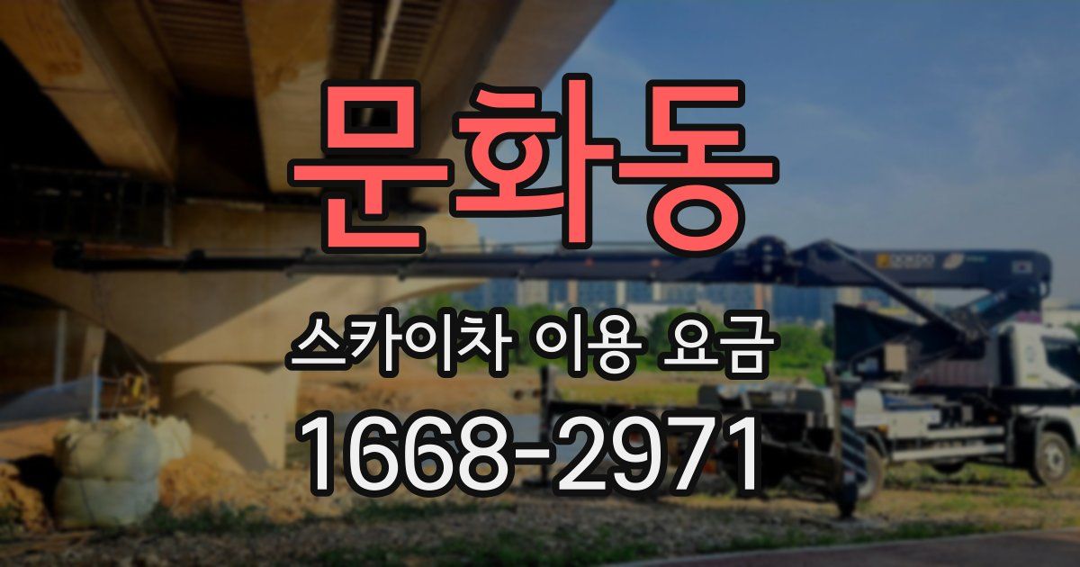 문화동 스카이차 이용 요금