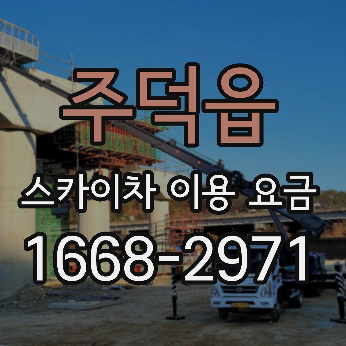주덕읍 스카이차 이용 요금