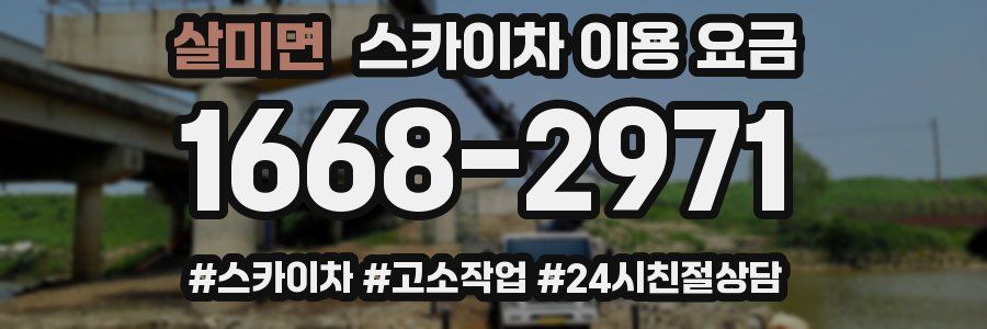 살미면 스카이차 이용 요금