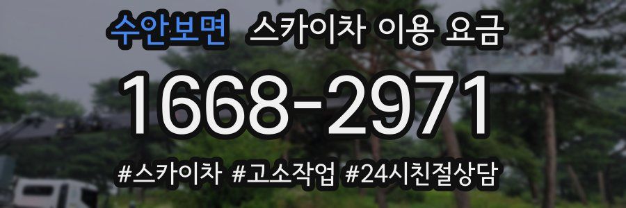 수안보면 스카이차 이용 요금