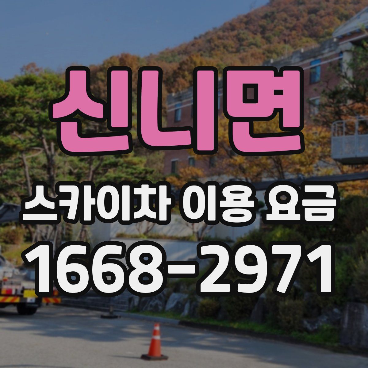 신니면 스카이차 이용 요금