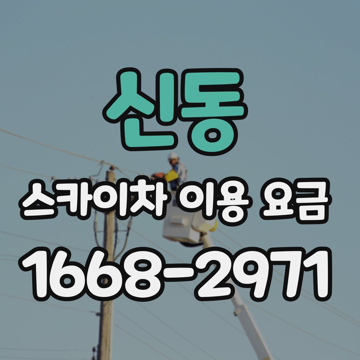신동 스카이차 이용 요금
