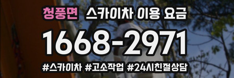 청풍면 스카이차 이용 요금