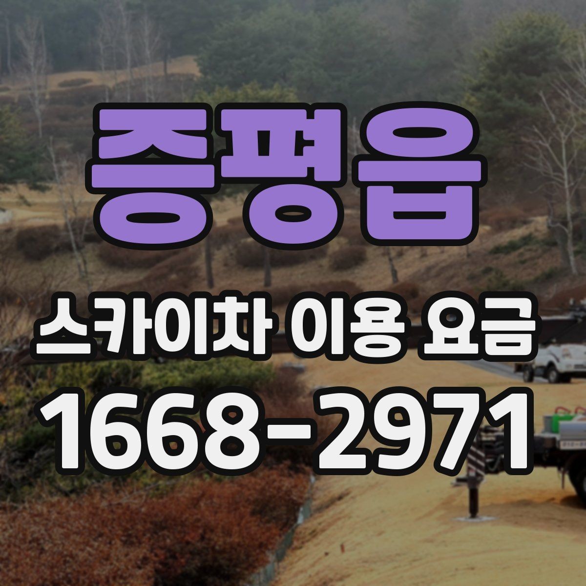 증평읍 스카이차 이용 요금 정할 때 확인할 안전 조건