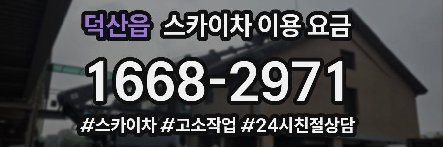 덕산읍 스카이차 이용 요금