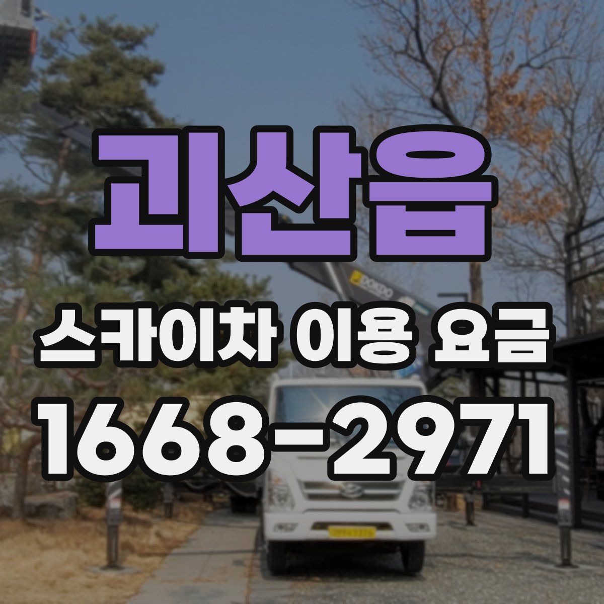 괴산읍 스카이차 이용 요금