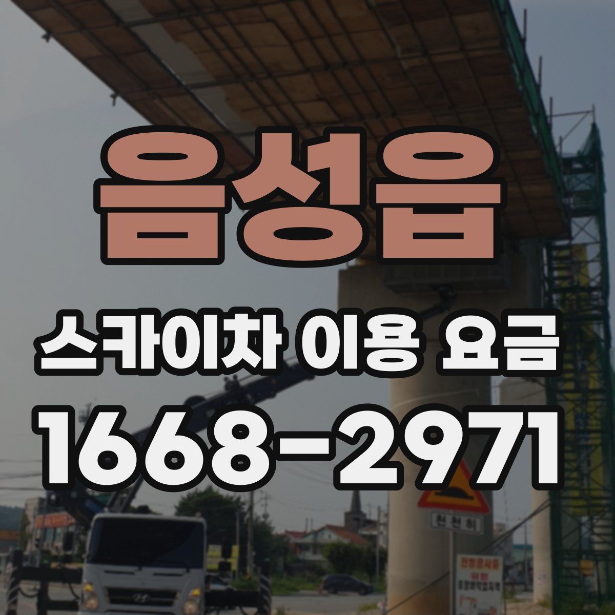 음성읍 스카이차 이용 요금