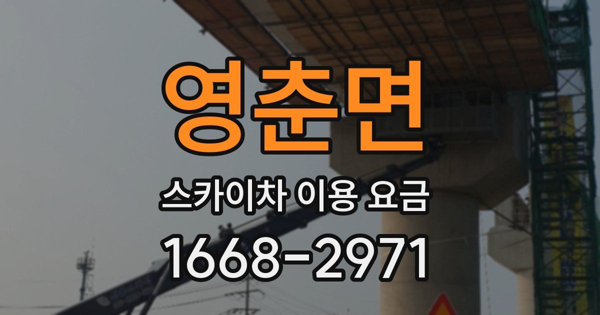 영춘면 스카이차 이용 요금