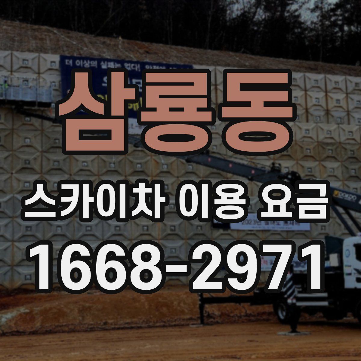 삼룡동 스카이차 이용 요금