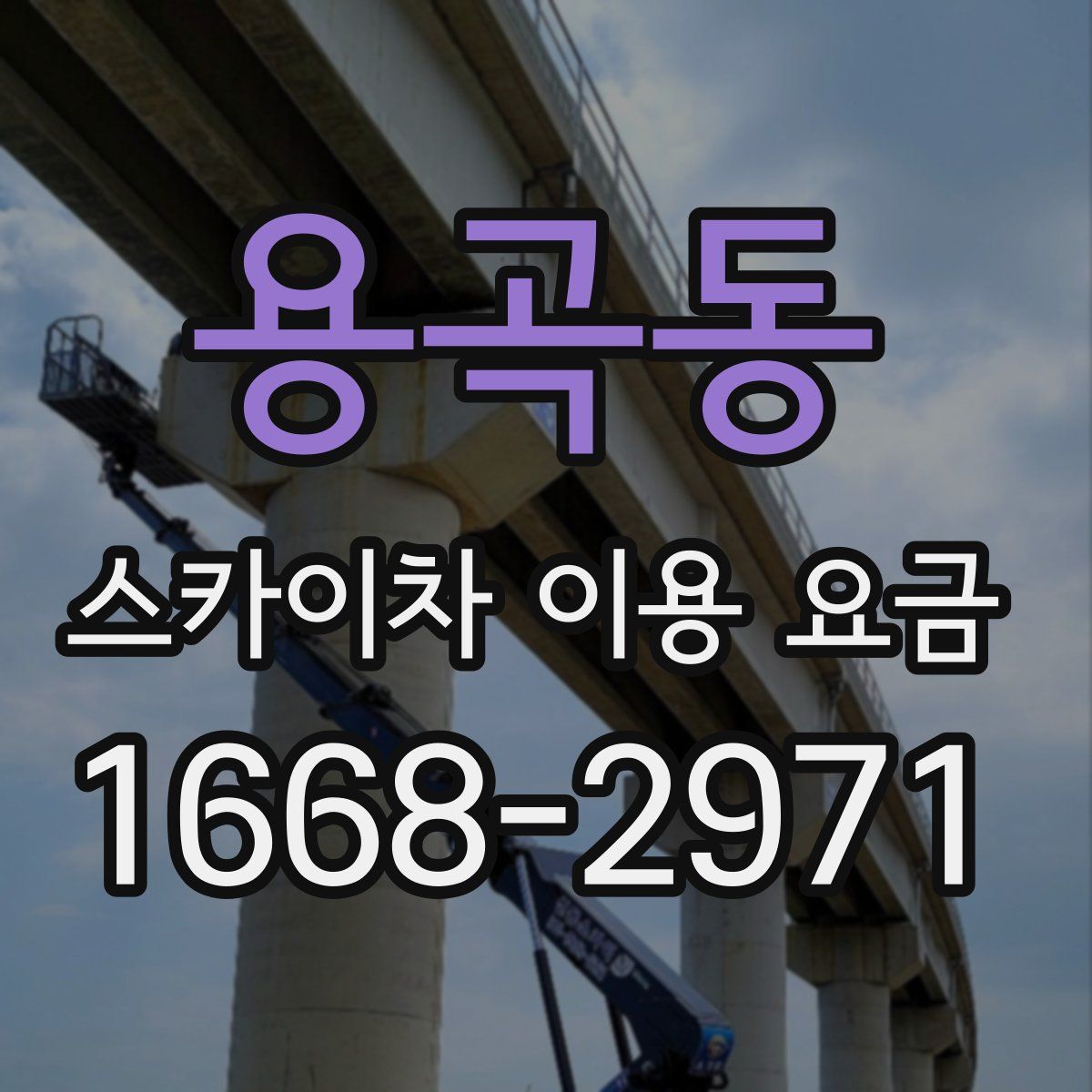 용곡동 스카이차 이용 요금