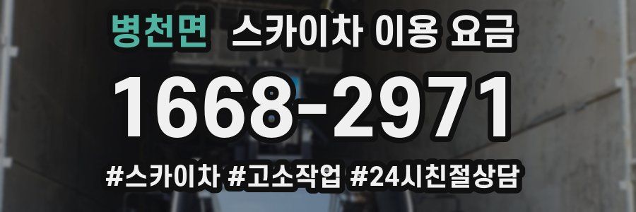 병천면 스카이차 이용 요금