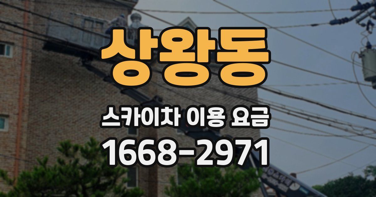 상왕동 스카이차 이용 요금