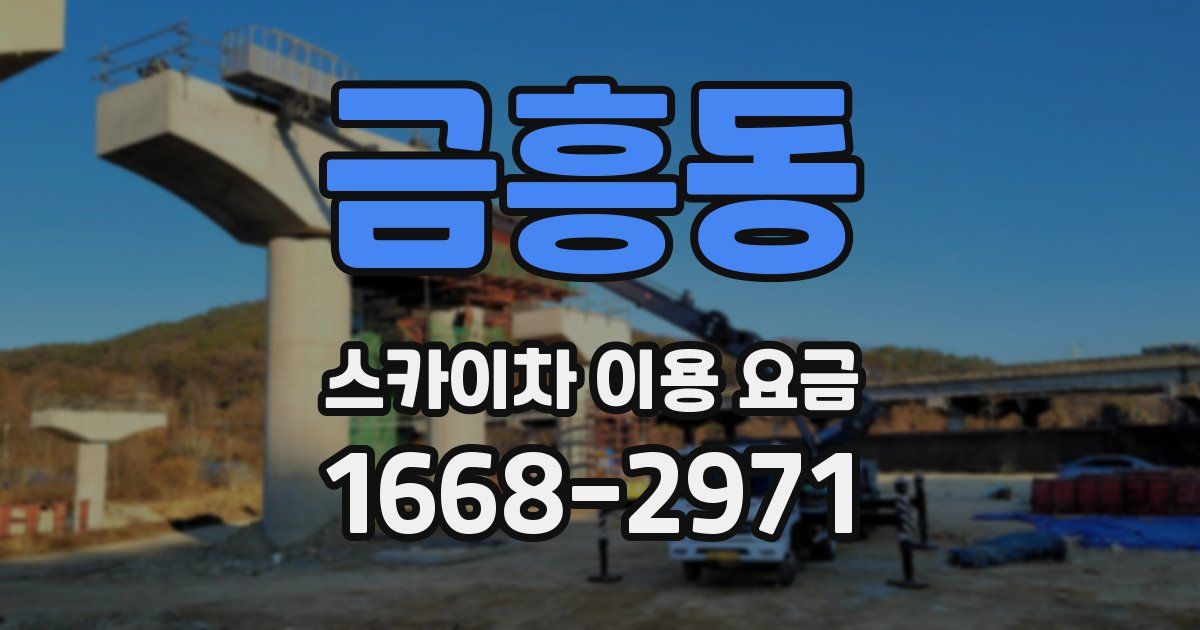 금흥동 스카이차 이용 요금