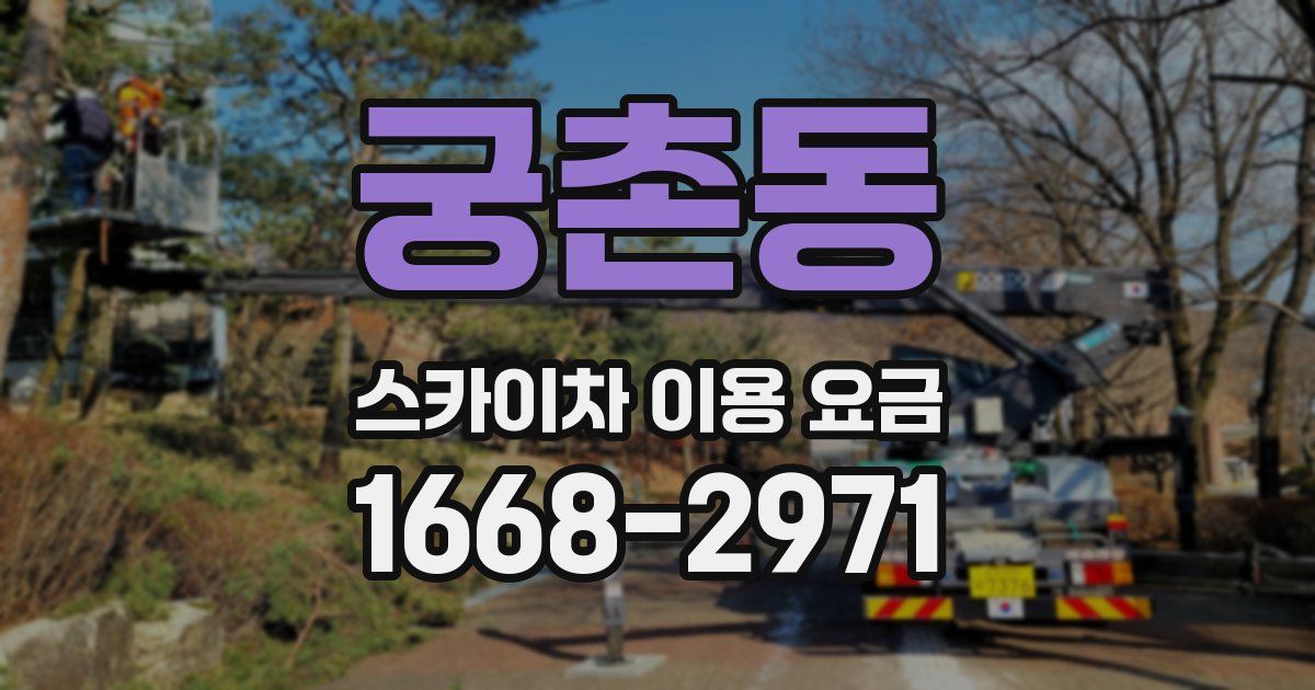 궁촌동 스카이차 이용 요금