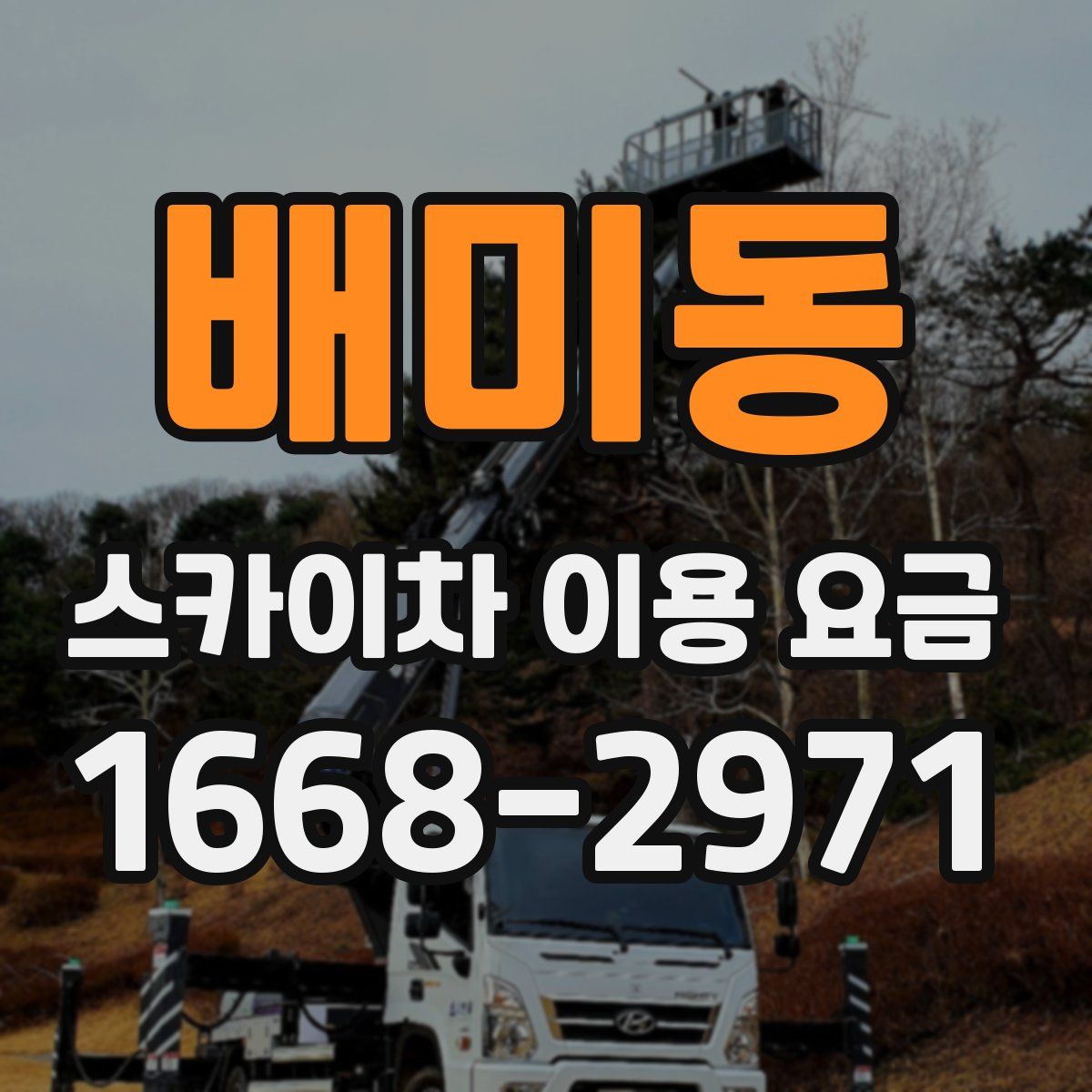 배미동 스카이차 이용 요금
