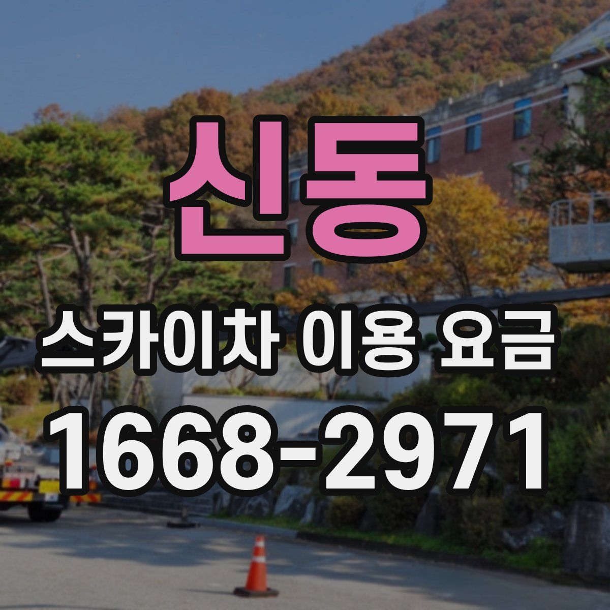 신동 스카이차 이용 요금