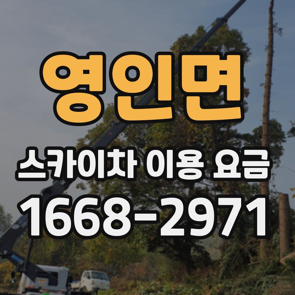 영인면 스카이차 이용 요금