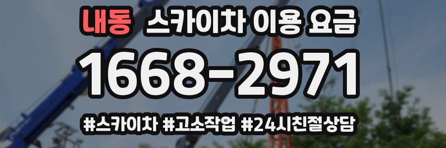 내동 스카이차 이용 요금