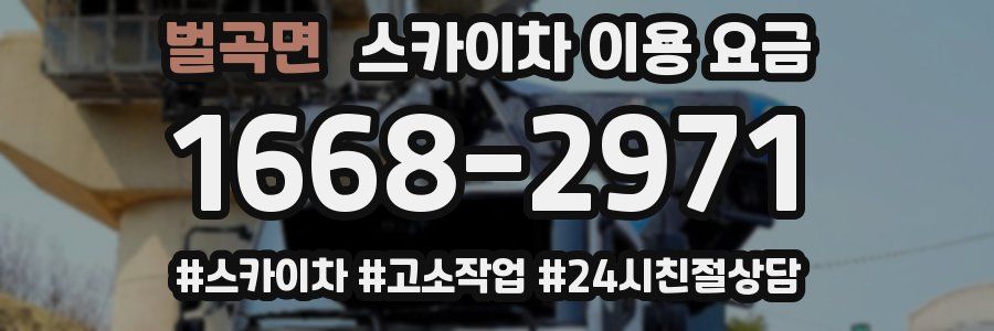 벌곡면 스카이차 이용 요금